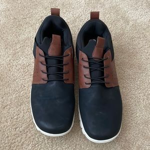 Black and brown mens shoes